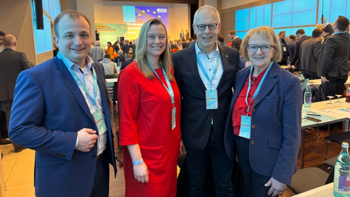 Martin Lucke, Miriam Viehmann, Dr. Hermann-Josef Tebroke und Erika Gewehr